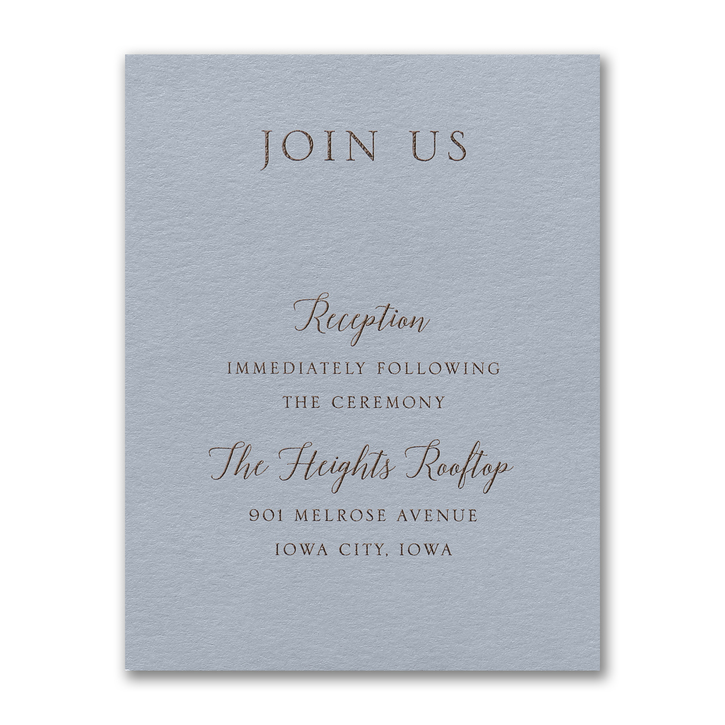 Reception Cards